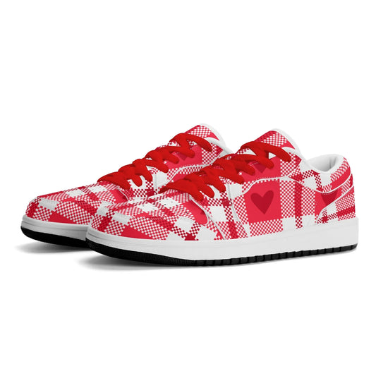 flanell-heart-low-top-leder-sneaker-fur-damen-sneaker-jlr-design-1 - JLR Design