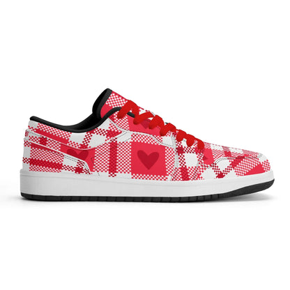 flanell-heart-low-top-leder-sneaker-fur-damen-sneaker-jlr-design-12 - JLR Design