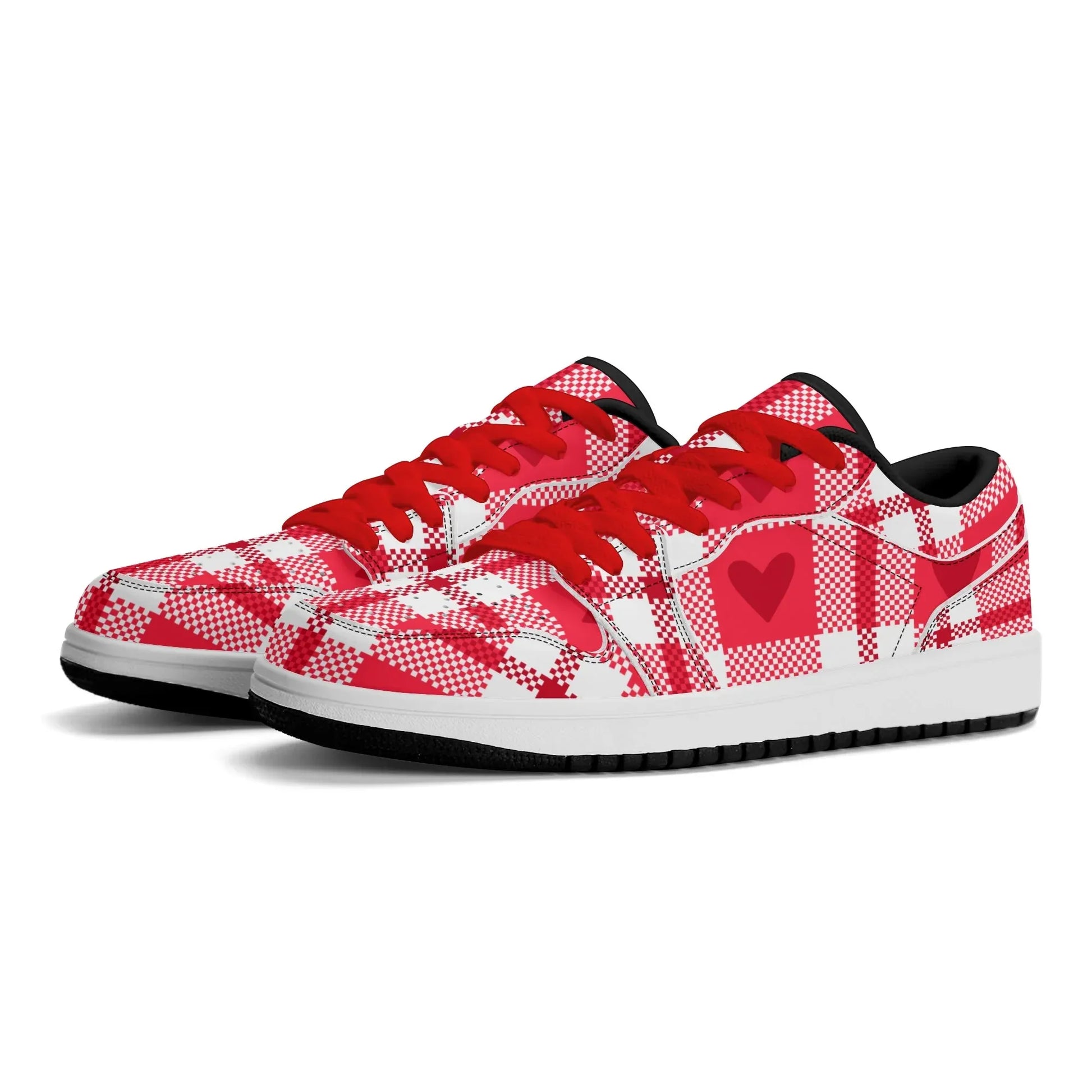 flanell-heart-low-top-leder-sneaker-fur-damen-sneaker-jlr-design-8 - JLR Design