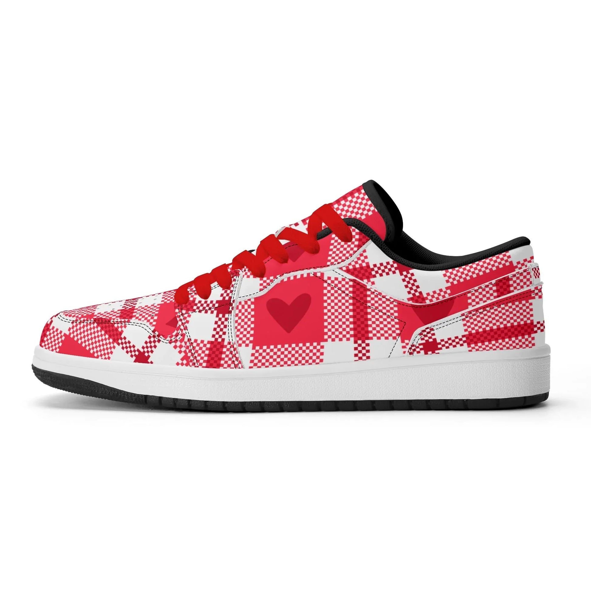 flanell-heart-low-top-leder-sneaker-fur-damen-sneaker-jlr-design-9 - JLR Design