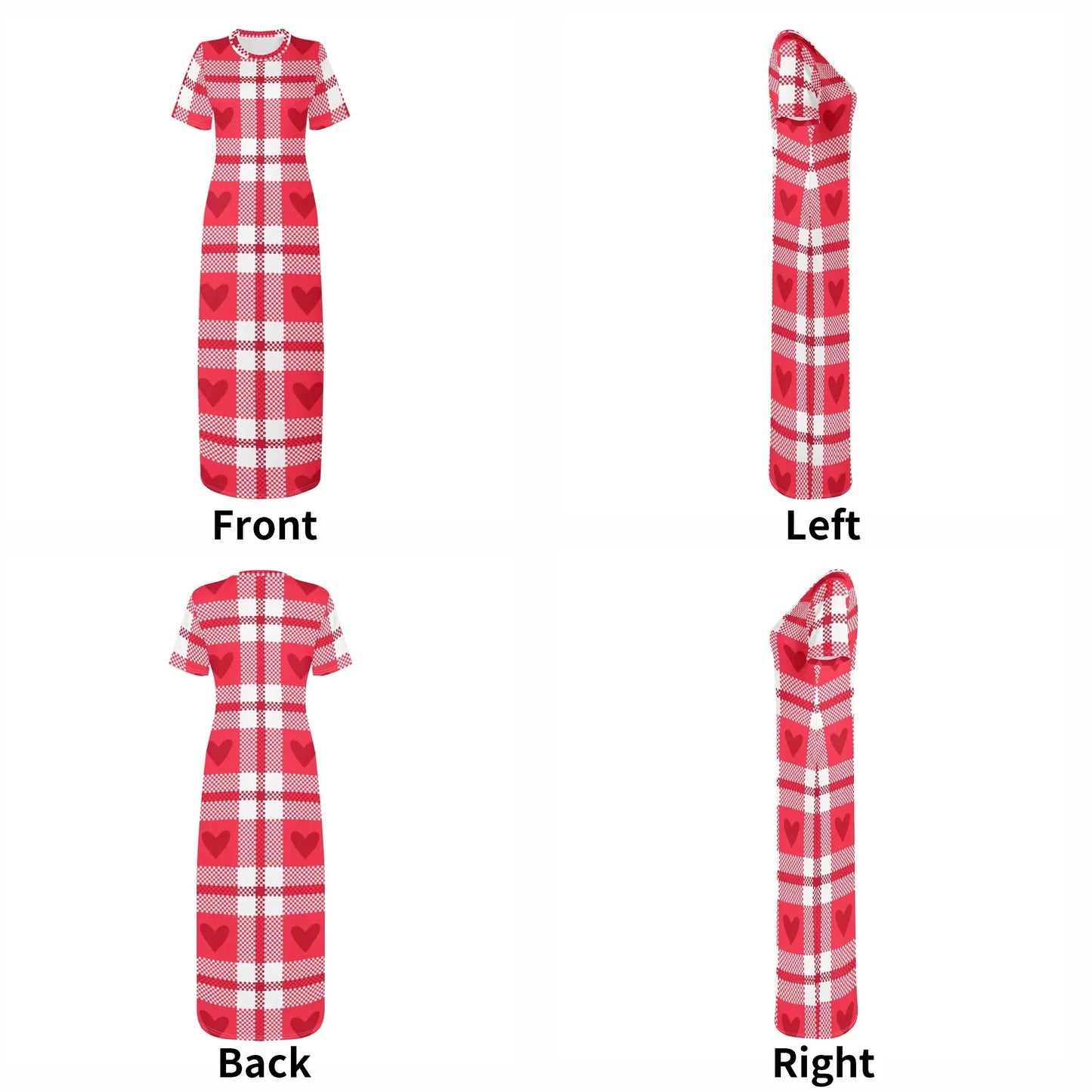 flanell-heart-short-sleeve-long-dress-long-dress-jlr-design-7 - JLR Design