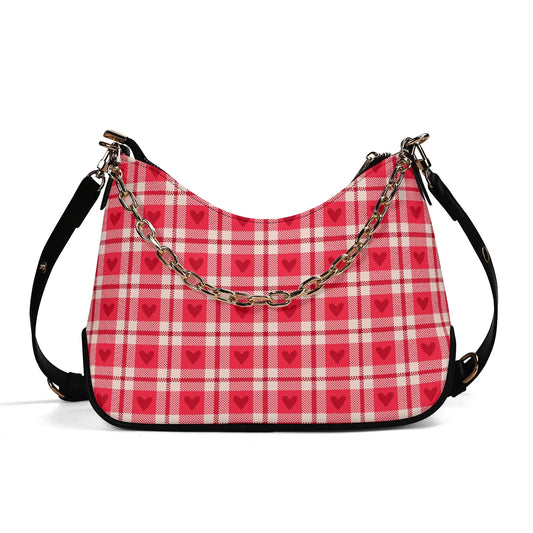 flanell-herz-elegante-umhangetasche-mit-kette-umhangetasche-jlr-design-1 - JLR Design