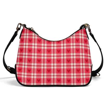 flanell-herz-elegante-umhangetasche-mit-kette-umhangetasche-jlr-design-2 - JLR Design