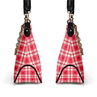 flanell-herz-elegante-umhangetasche-mit-kette-umhangetasche-jlr-design-4 - JLR Design
