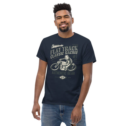 flat-track-classic-racing-herren-t-shirt-t-shirt-jlr-design-10 - JLR Design