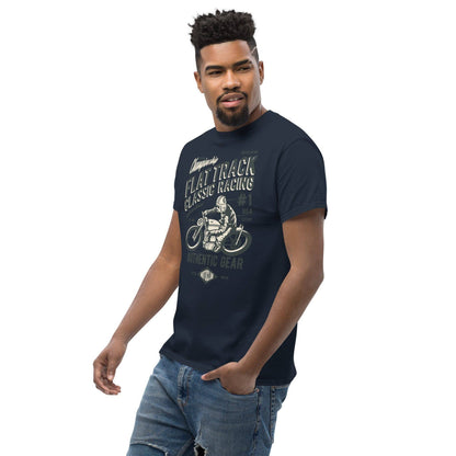 flat-track-classic-racing-herren-t-shirt-t-shirt-jlr-design-11 - JLR Design