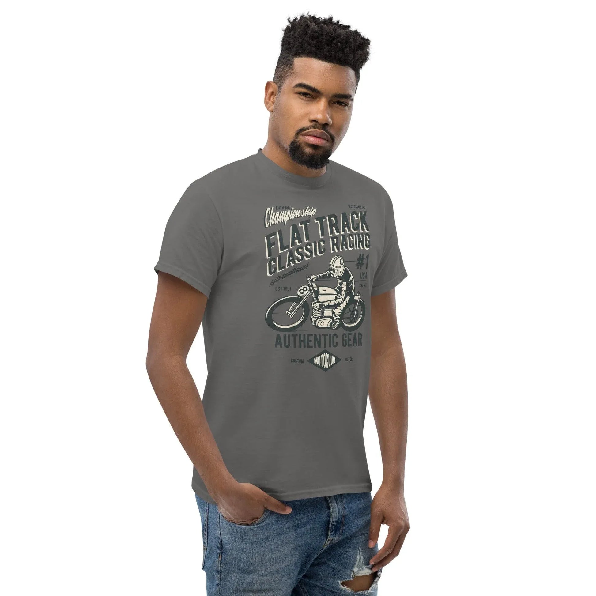 flat-track-classic-racing-herren-t-shirt-t-shirt-jlr-design-28 - JLR Design