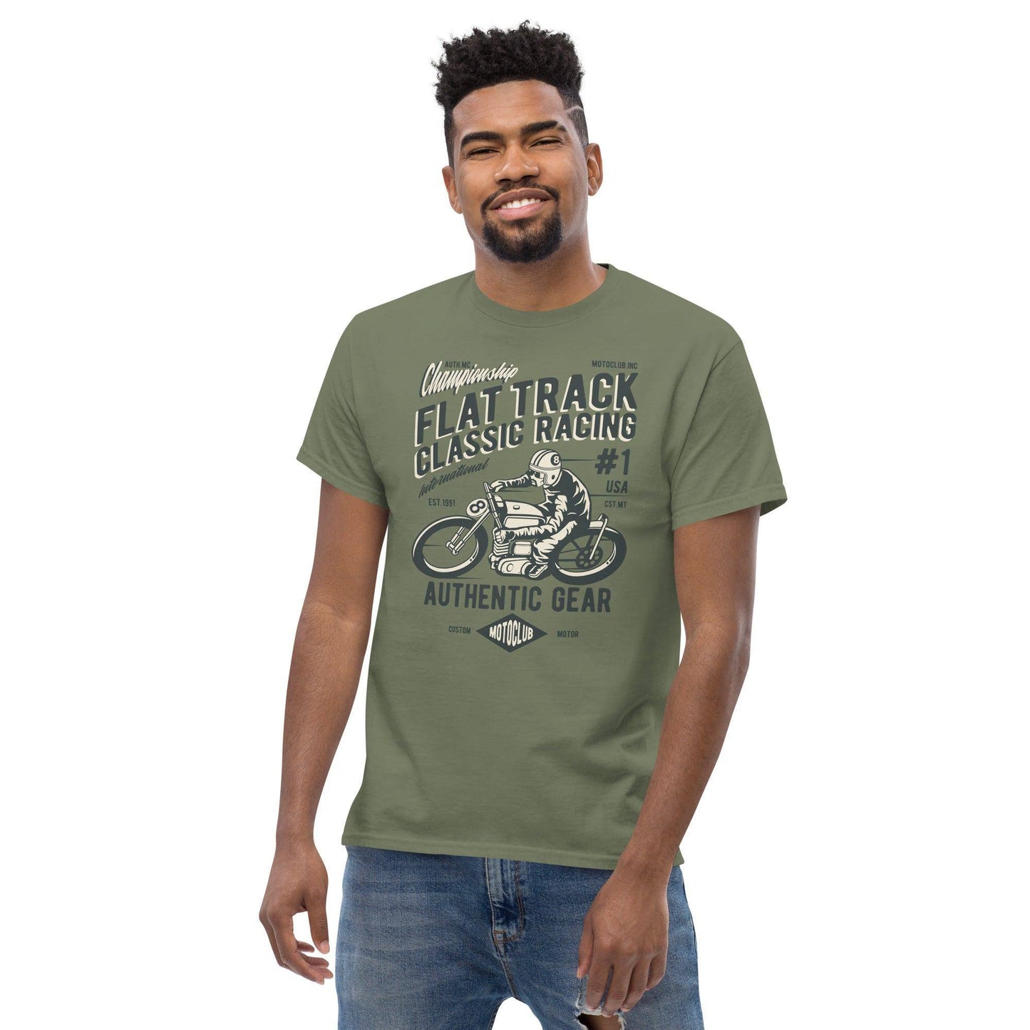 flat-track-classic-racing-herren-t-shirt-t-shirt-jlr-design-30 - JLR Design