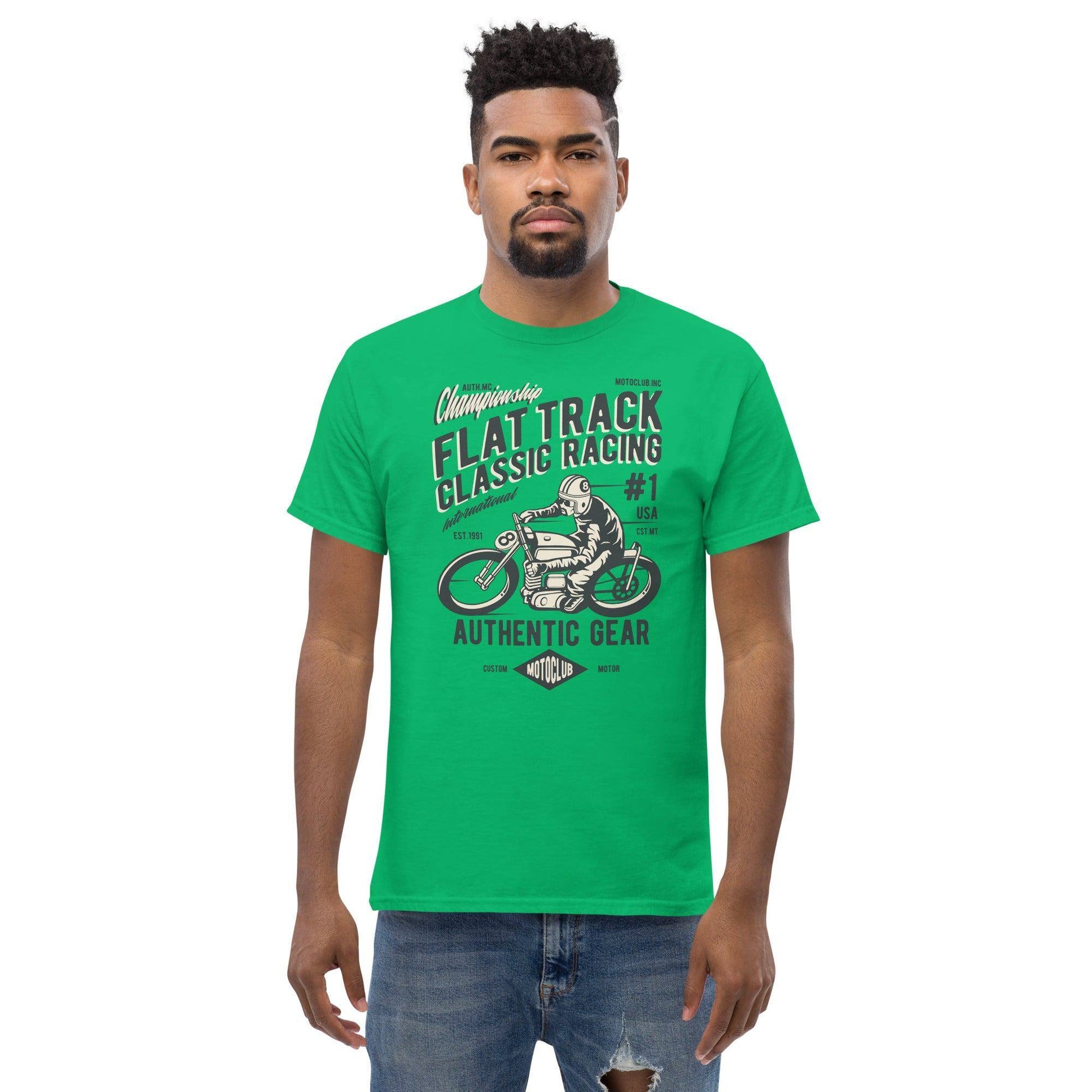 flat-track-classic-racing-herren-t-shirt-t-shirt-jlr-design-33 - JLR Design
