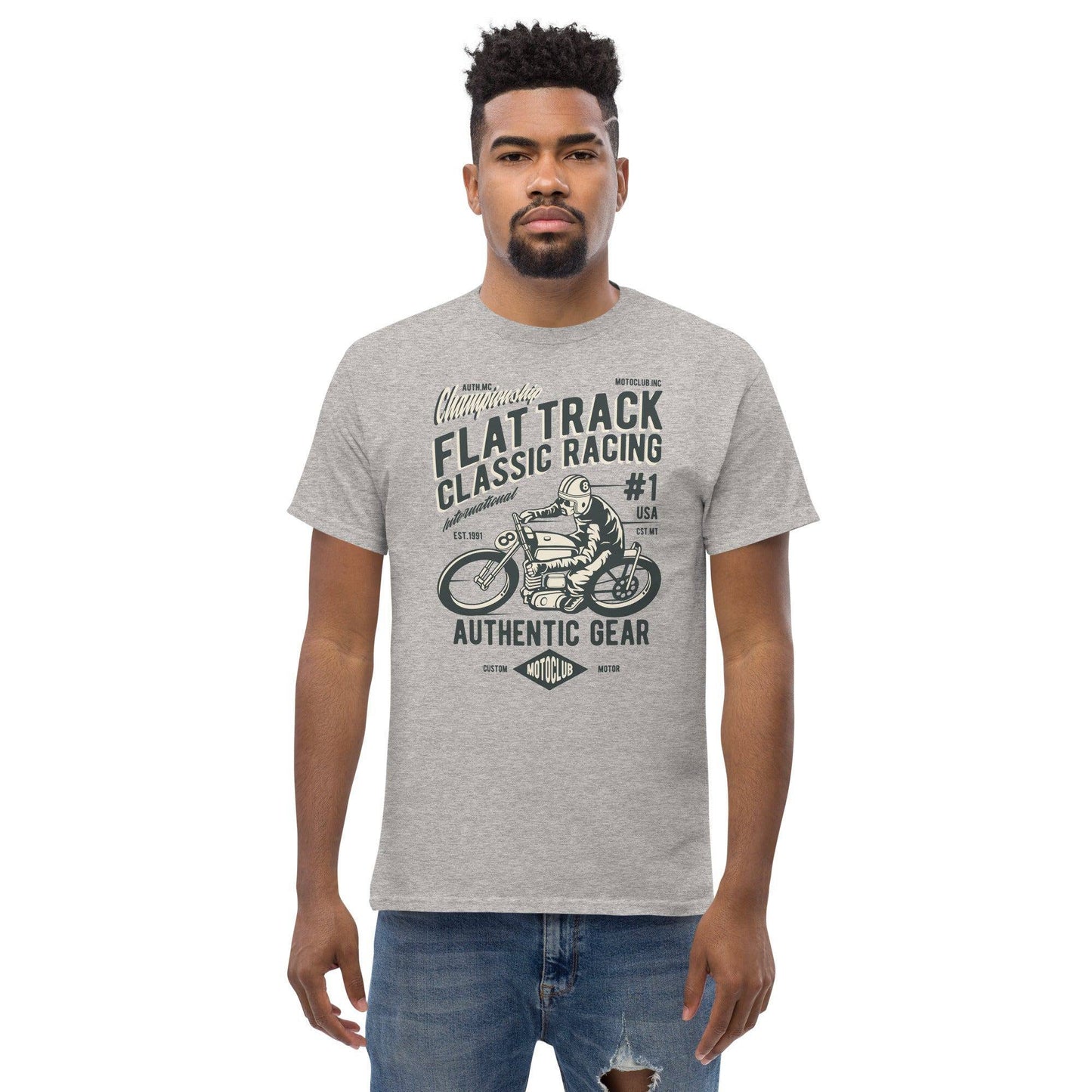 flat-track-classic-racing-herren-t-shirt-t-shirt-jlr-design-37 - JLR Design