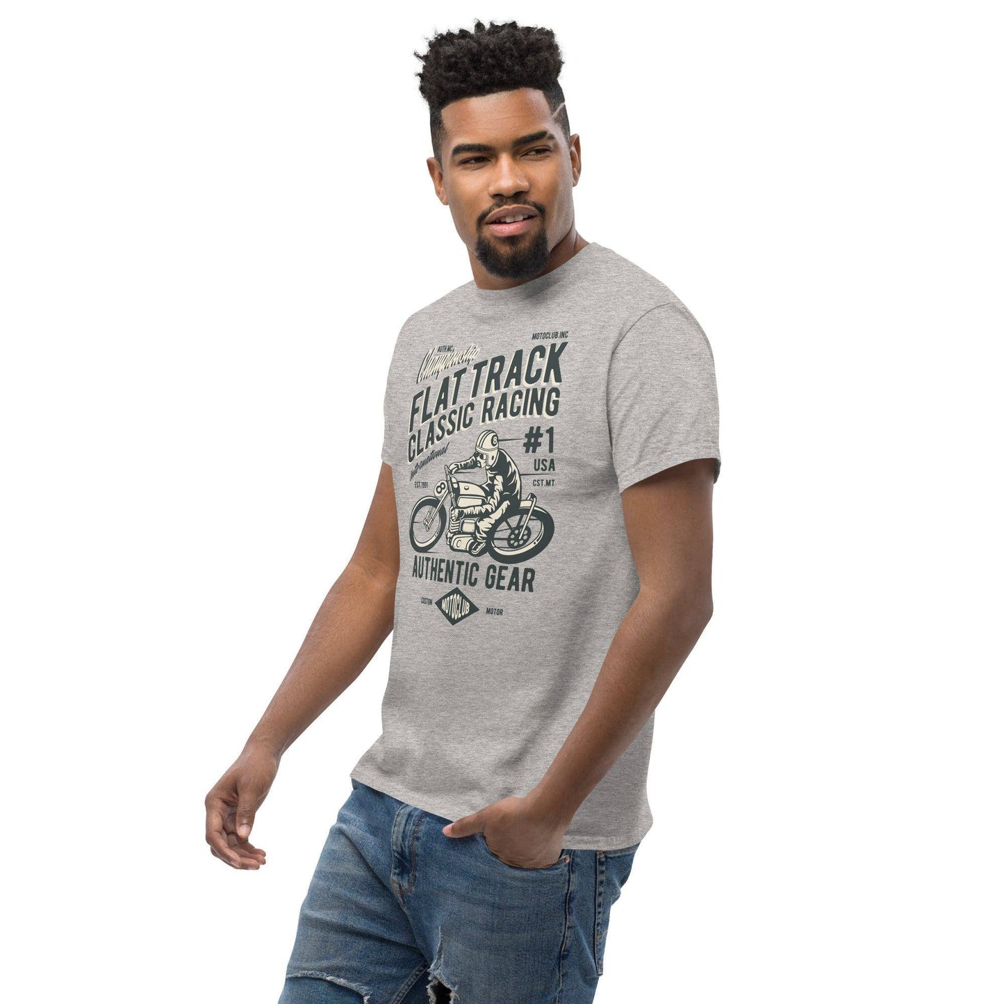 flat-track-classic-racing-herren-t-shirt-t-shirt-jlr-design-39 - JLR Design