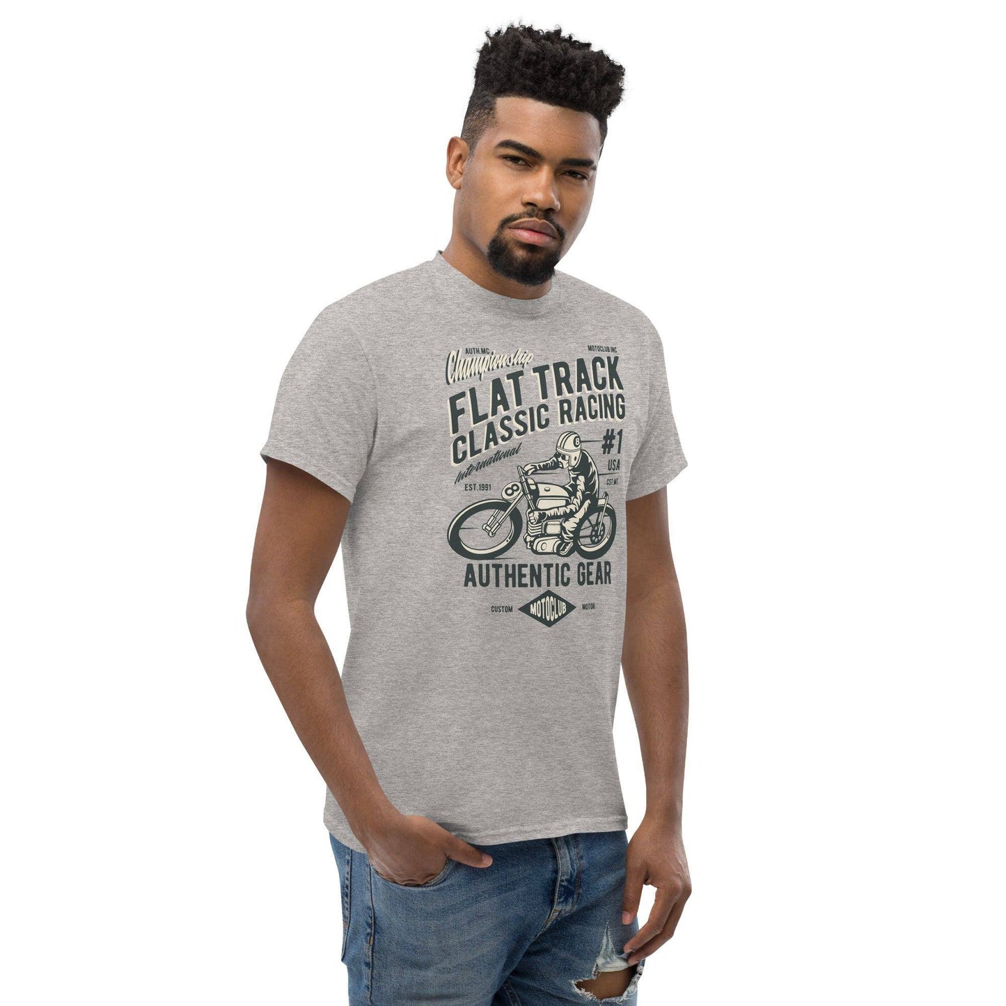 flat-track-classic-racing-herren-t-shirt-t-shirt-jlr-design-40 - JLR Design