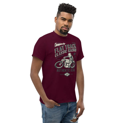 flat-track-classic-racing-herren-t-shirt-t-shirt-jlr-design-5 - JLR Design