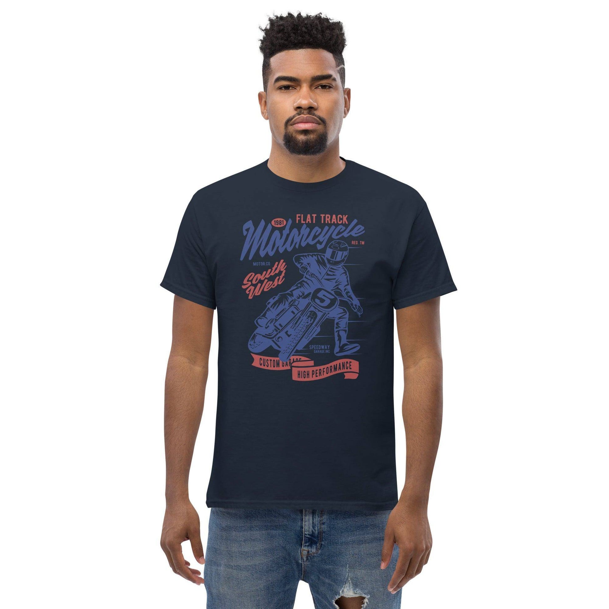 flat-track-motorcycle-herren-t-shirt-t-shirt-jlr-design-10 - JLR Design