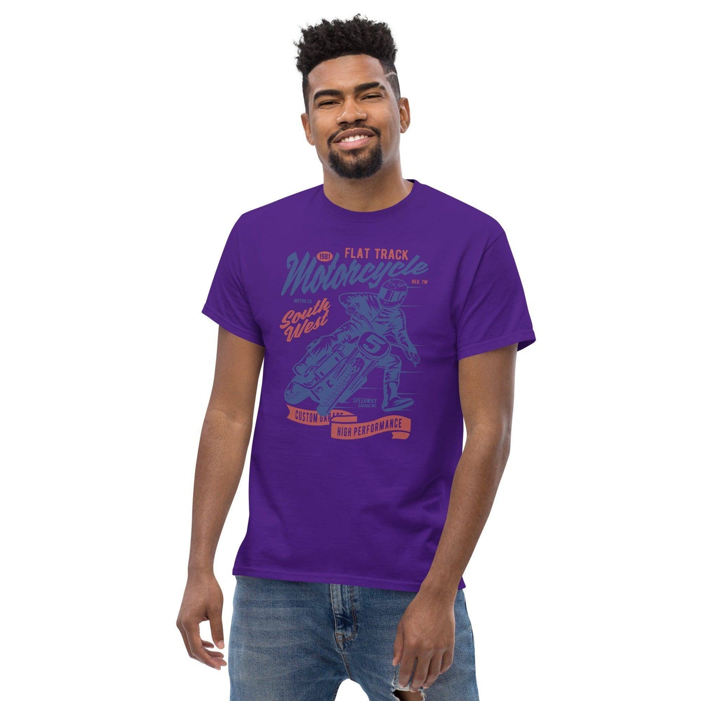 flat-track-motorcycle-herren-t-shirt-t-shirt-jlr-design-15 - JLR Design