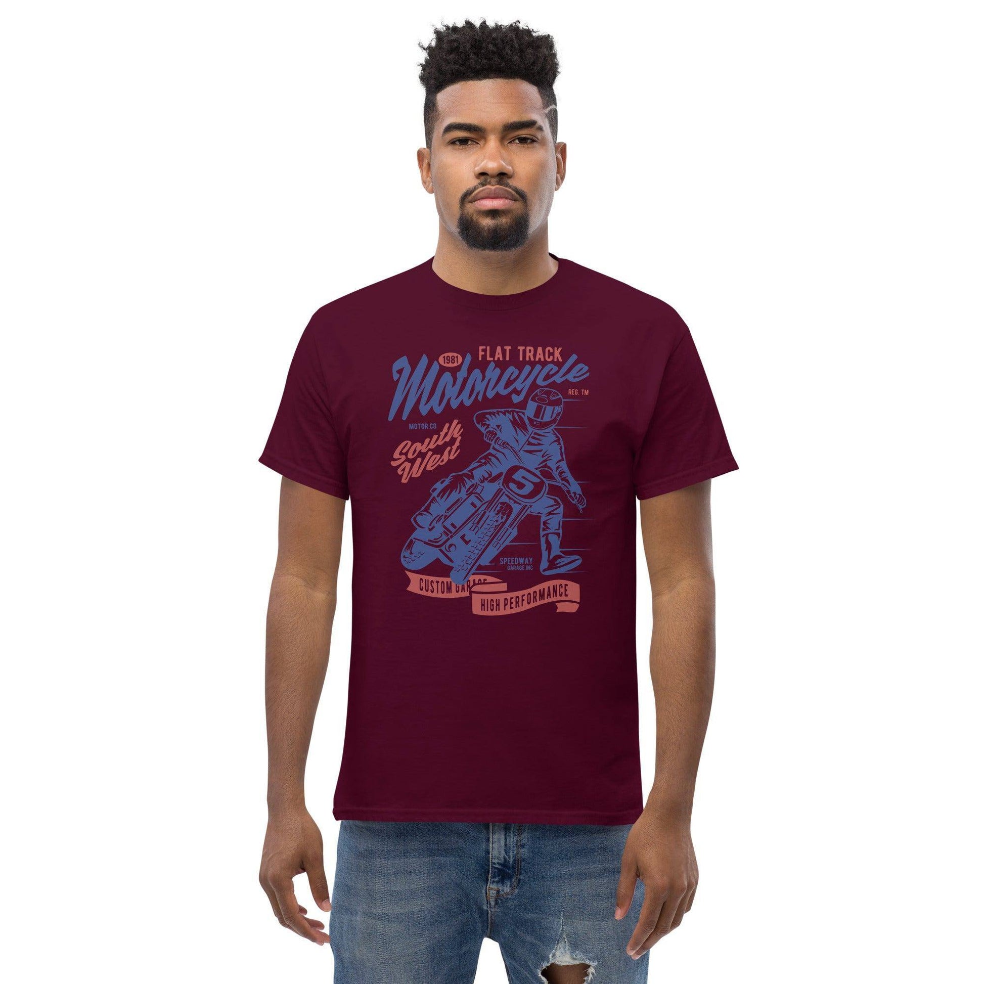 flat-track-motorcycle-herren-t-shirt-t-shirt-jlr-design-2 - JLR Design