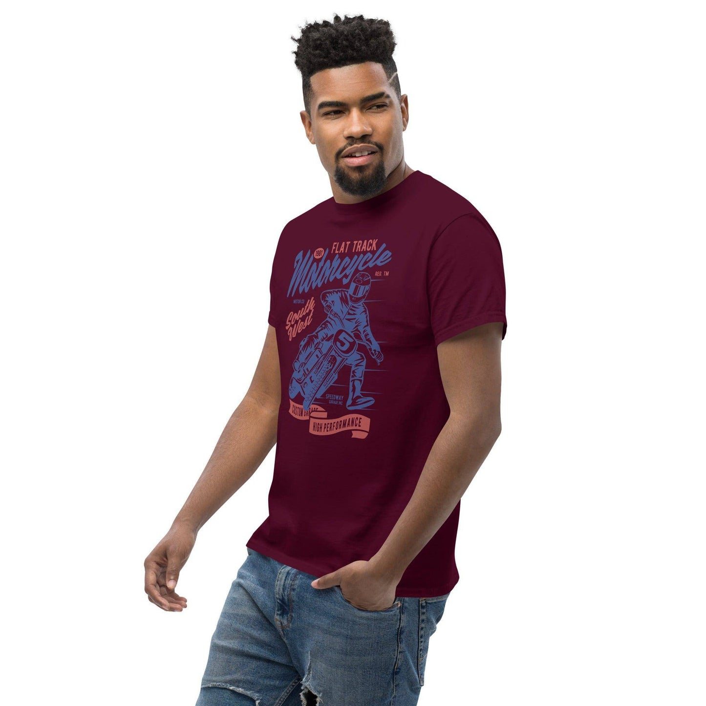 flat-track-motorcycle-herren-t-shirt-t-shirt-jlr-design-4 - JLR Design