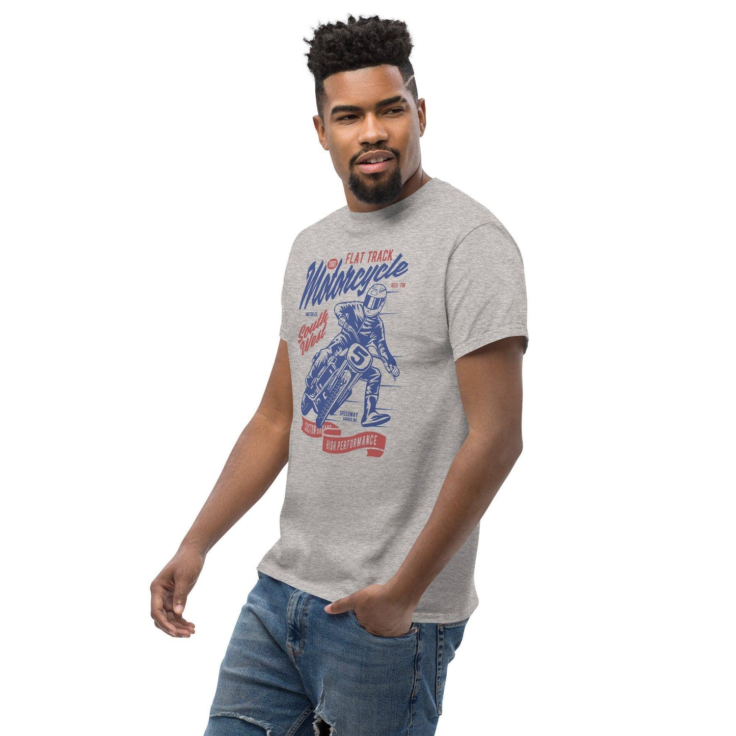 flat-track-motorcycle-herren-t-shirt-t-shirt-jlr-design-40 - JLR Design
