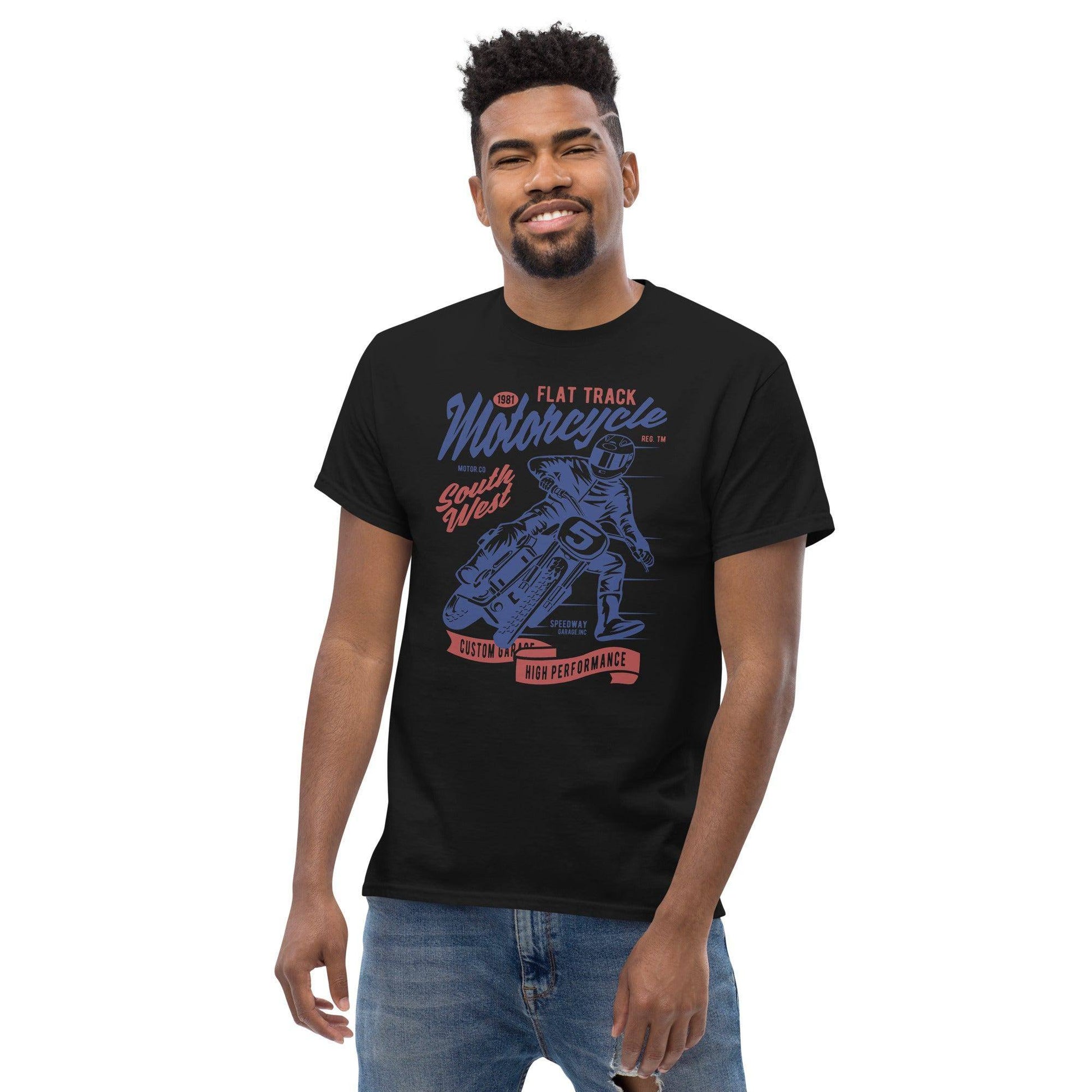 flat-track-motorcycle-herren-t-shirt-t-shirt-jlr-design-7 - JLR Design