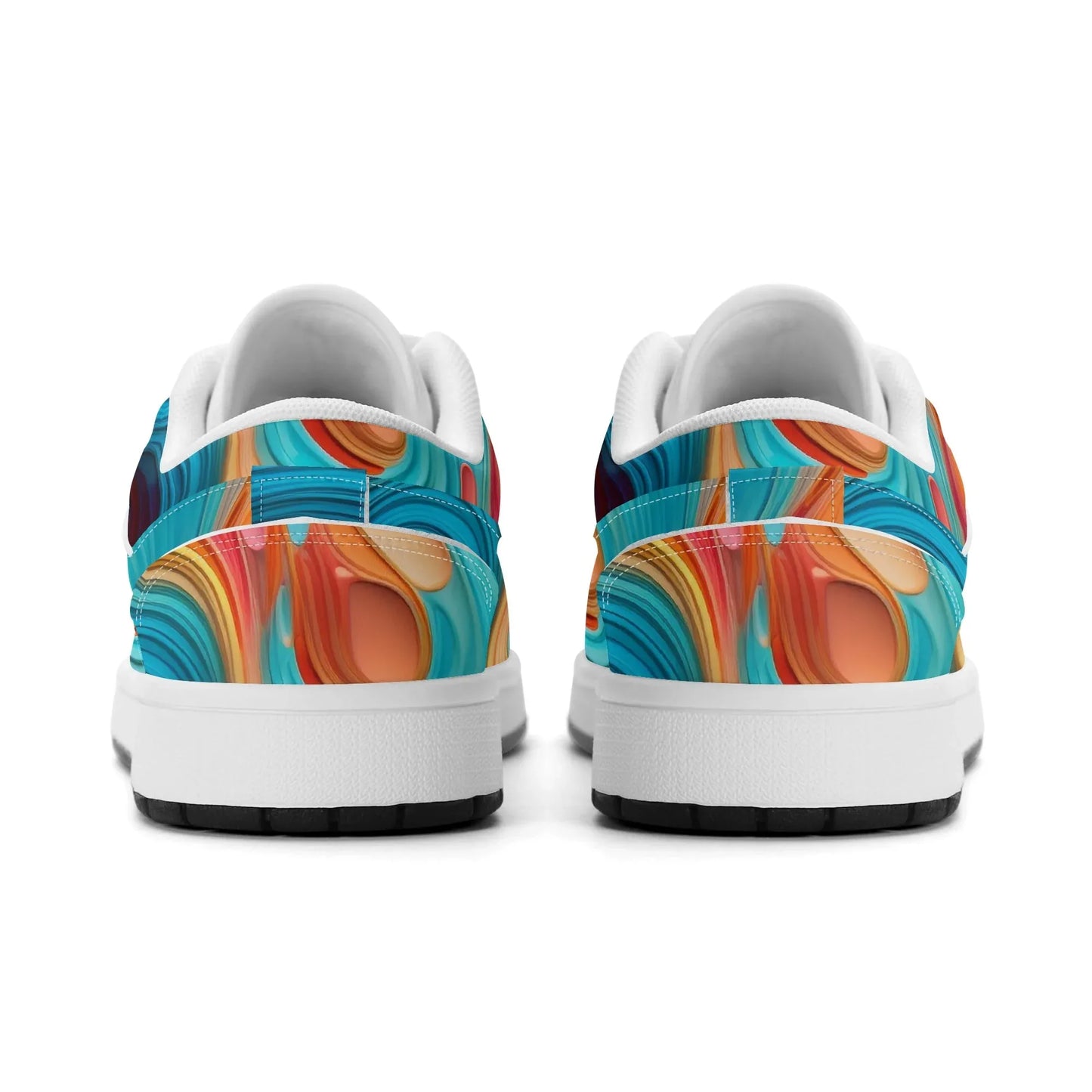 fluid-colors-low-top-leder-sneaker-fur-damen-sneaker-jlr-design-26214 - JLR Design