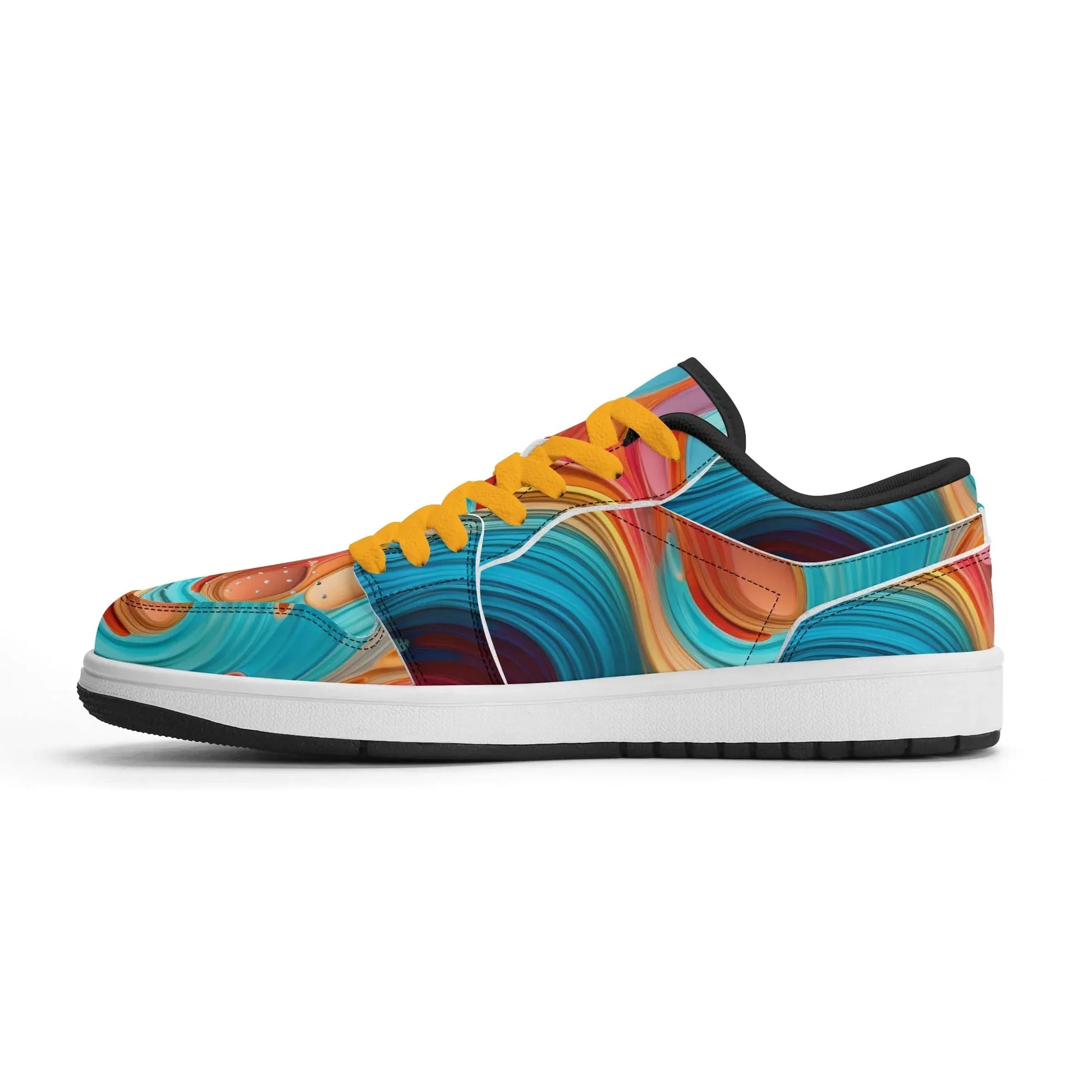 fluid-colors-low-top-leder-sneaker-fur-damen-sneaker-jlr-design-73414 - JLR Design