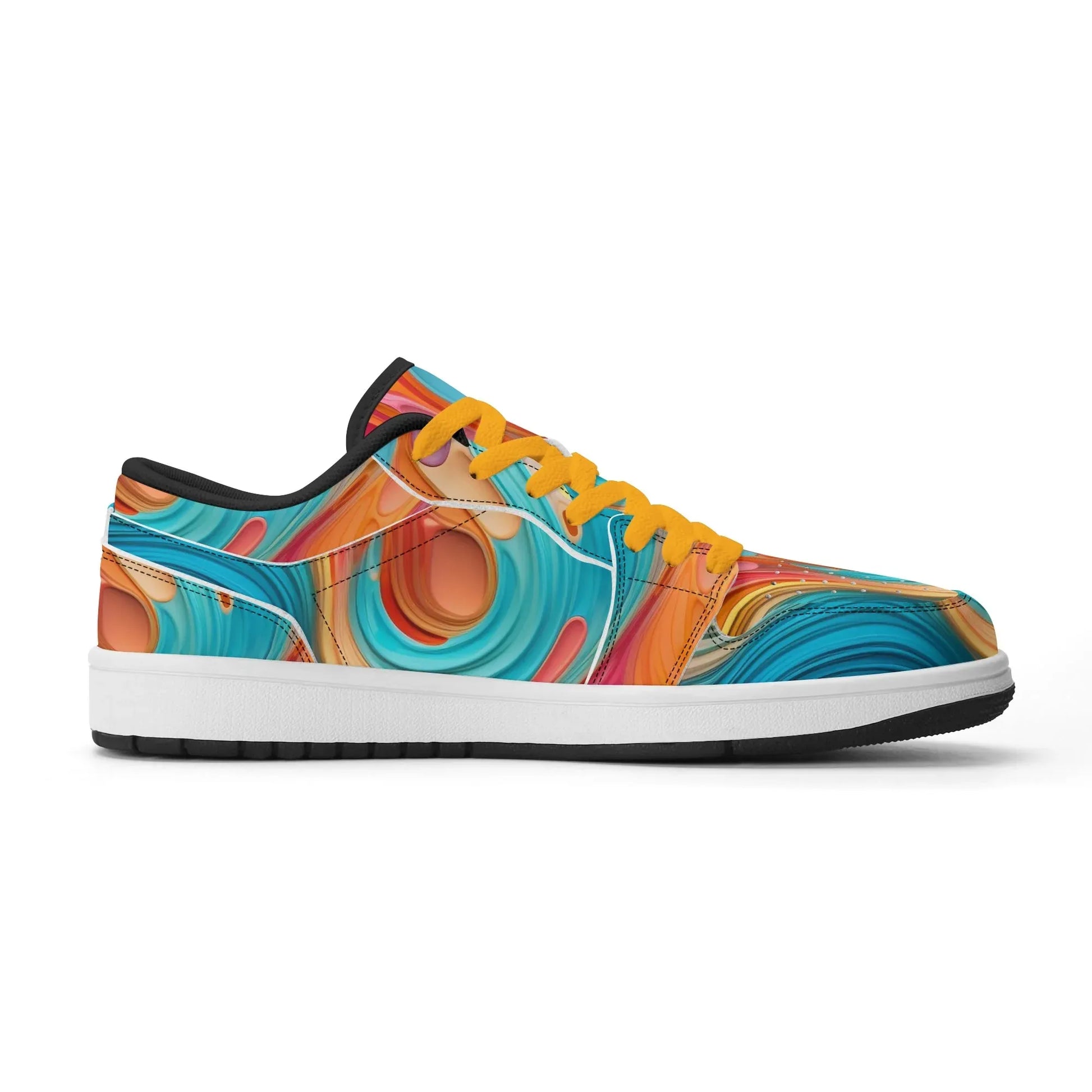fluid-colors-low-top-leder-sneaker-fur-damen-sneaker-jlr-design-74739 - JLR Design