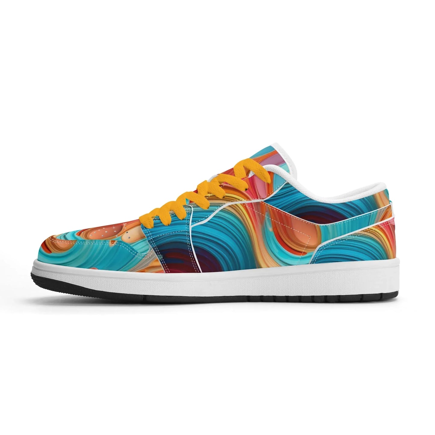fluid-colors-low-top-leder-sneaker-fur-damen-sneaker-jlr-design-75547 - JLR Design