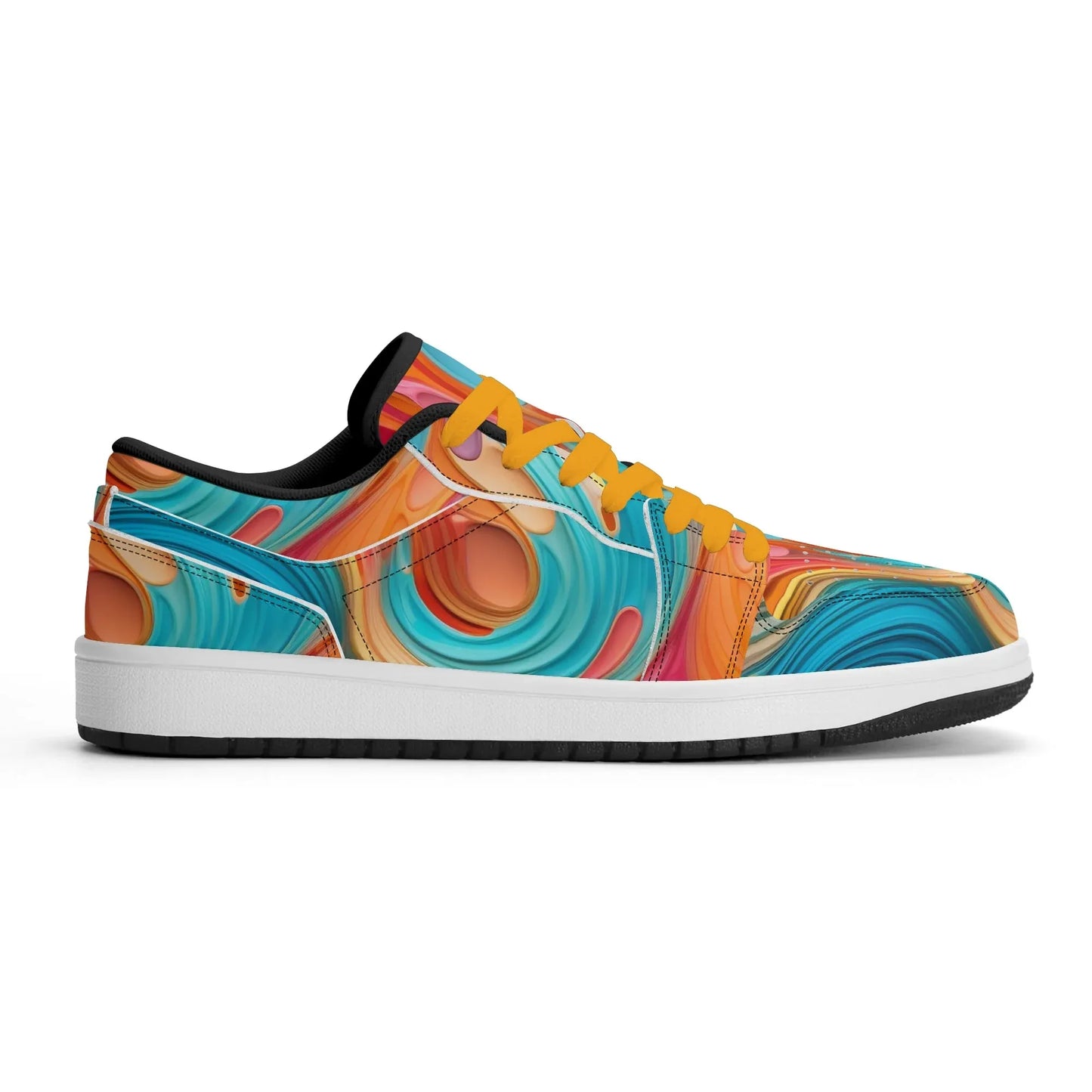 fluid-colors-low-top-leder-sneaker-fur-damen-sneaker-jlr-design-81722 - JLR Design