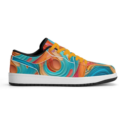 fluid-colors-low-top-leder-sneaker-fur-damen-sneaker-jlr-design-81722 - JLR Design