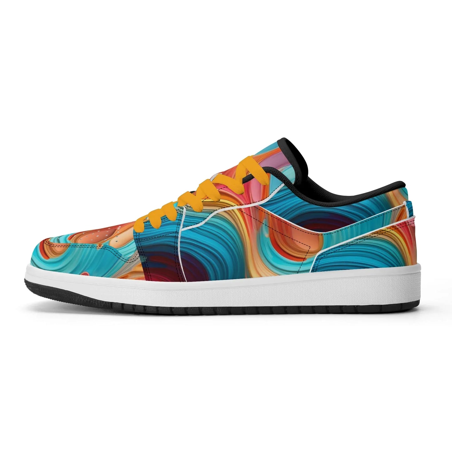 fluid-colors-low-top-leder-sneaker-fur-damen-sneaker-jlr-design-97801 - JLR Design