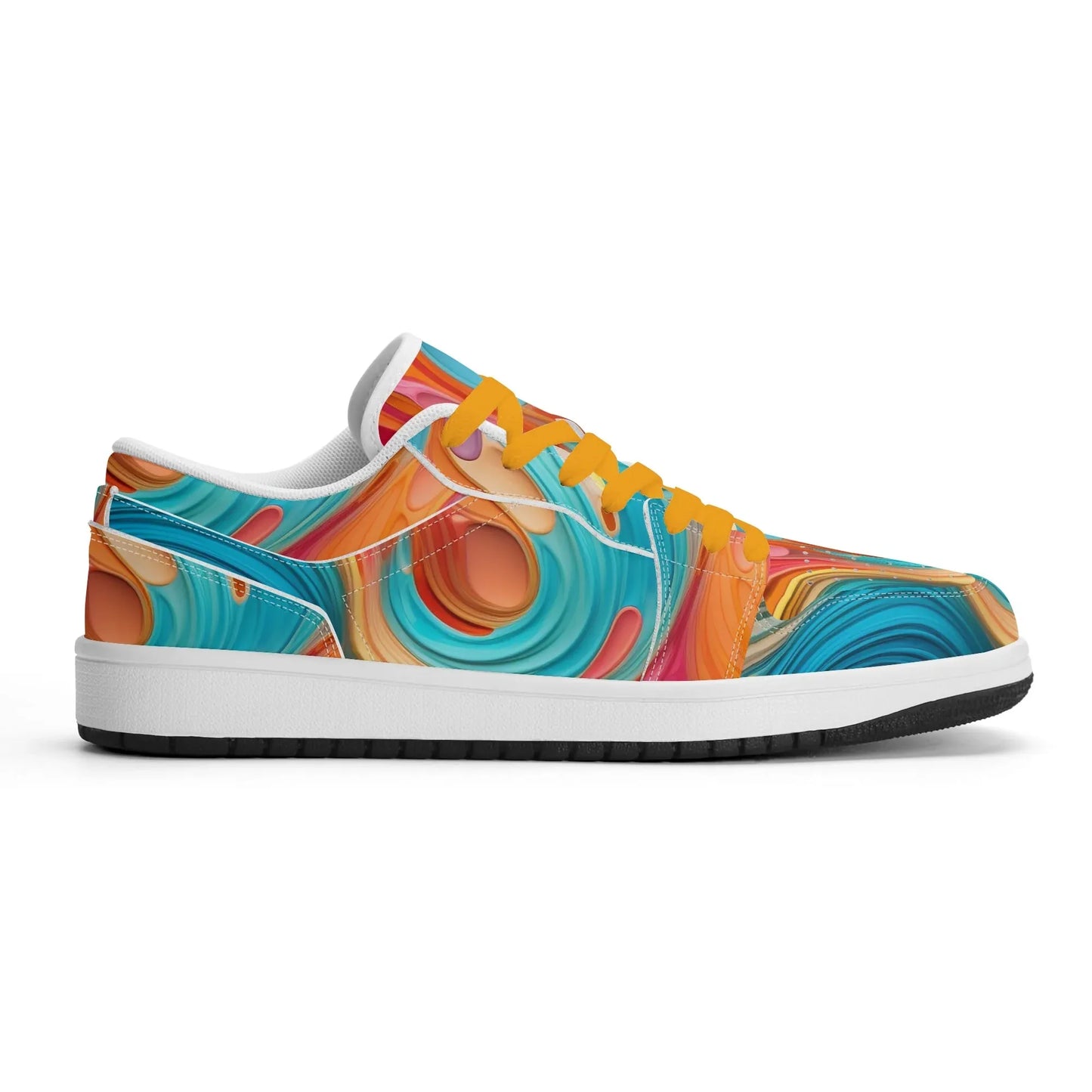 fluid-colors-low-top-leder-sneaker-fur-damen-sneaker-jlr-design-98328 - JLR Design