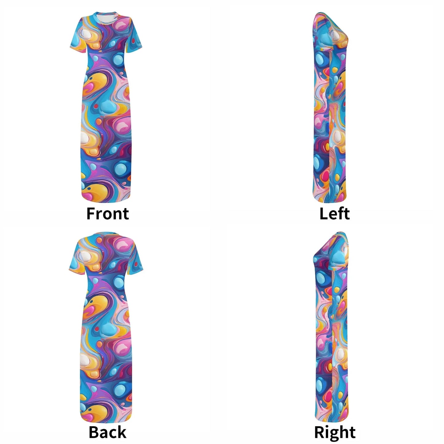 fluid-colors-short-sleeve-long-dress-long-dress-jlr-design-7 - JLR Design