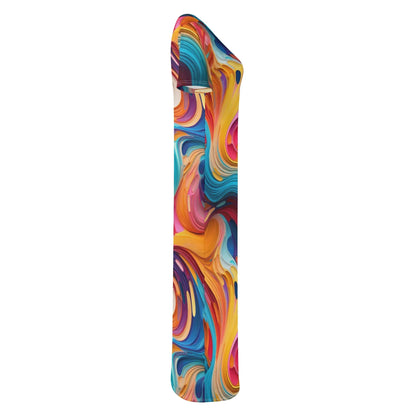 fluid-colours-camouflage-short-sleeve-long-dress-long-dress-jlr-design-5 - JLR Design