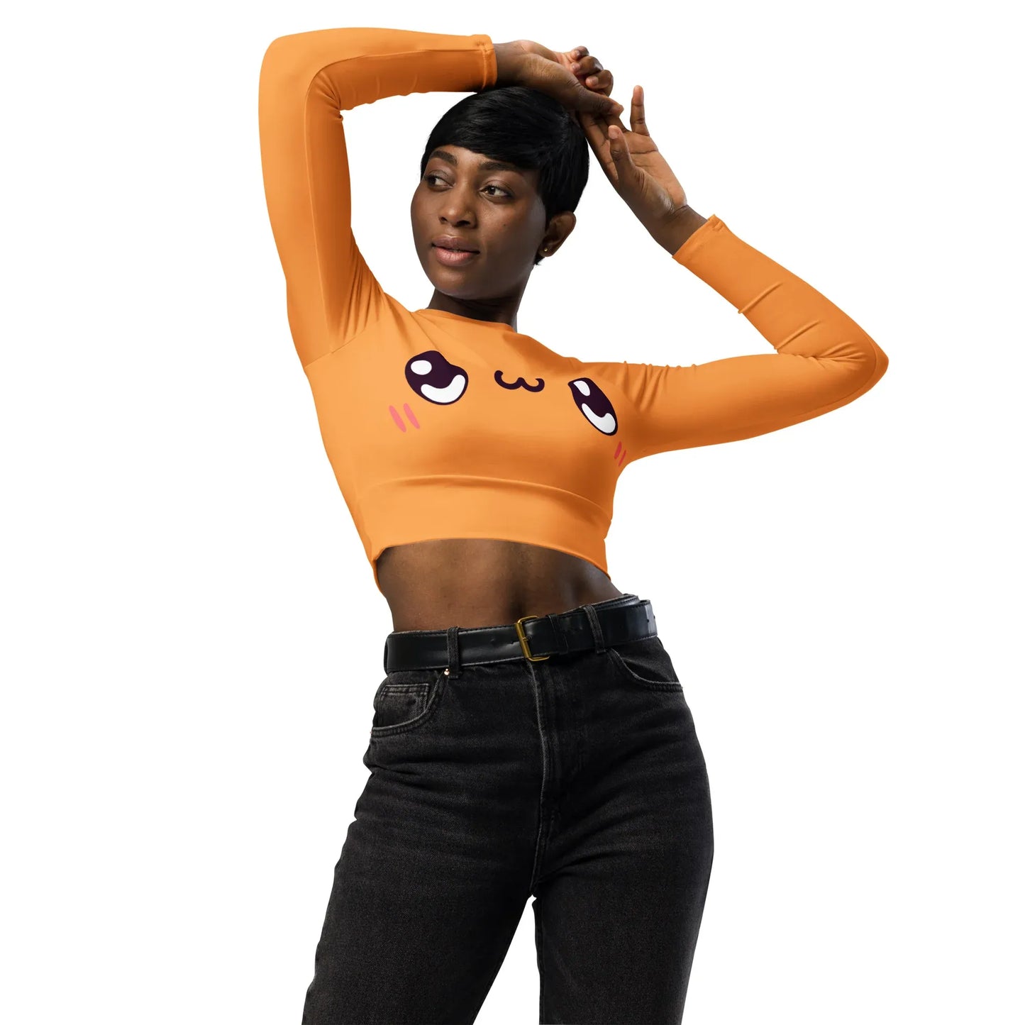 frohliches-kawaii-long-sleeve-crop-top-long-sleeve-crop-top-jlr-design-5-80502 - JLR Design