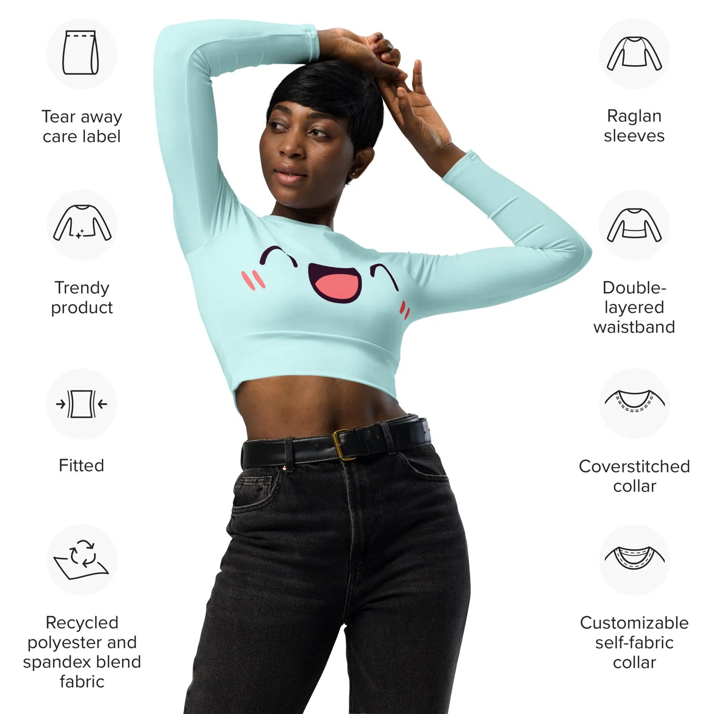 frohliches-kawaii-long-sleeve-crop-top-long-sleeve-crop-top-jlr-design-6 - JLR Design