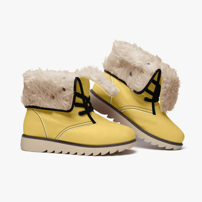 gelbe-chic-boots-mit-pluschfutter-boots-jlr-design-4 - JLR Design