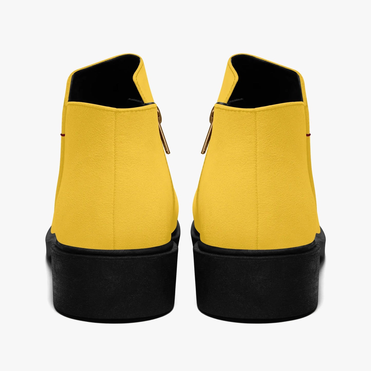 gelbe-elegante-reissverschluss-stiefeletten-stiefeletten-jlr-design-2 - JLR Design
