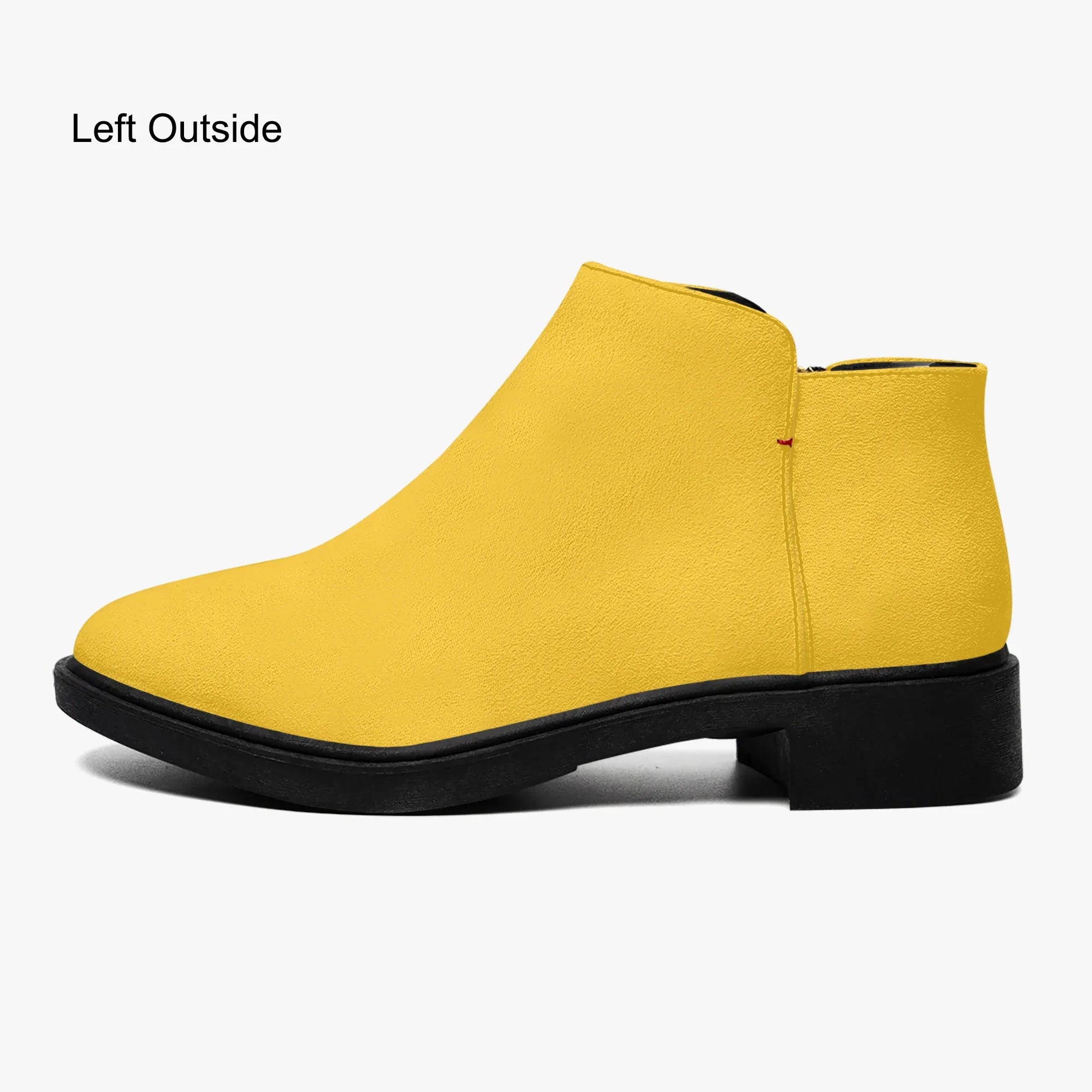 gelbe-elegante-reissverschluss-stiefeletten-stiefeletten-jlr-design-5 - JLR Design