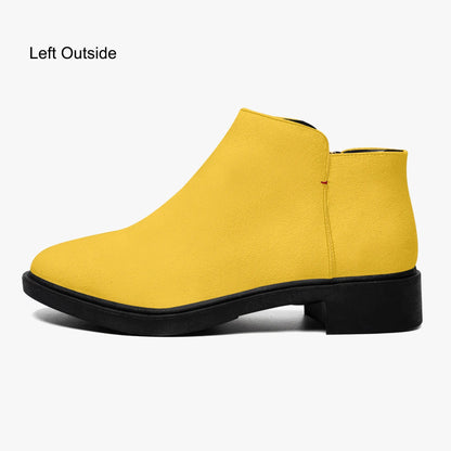 gelbe-elegante-reissverschluss-stiefeletten-stiefeletten-jlr-design-5 - JLR Design