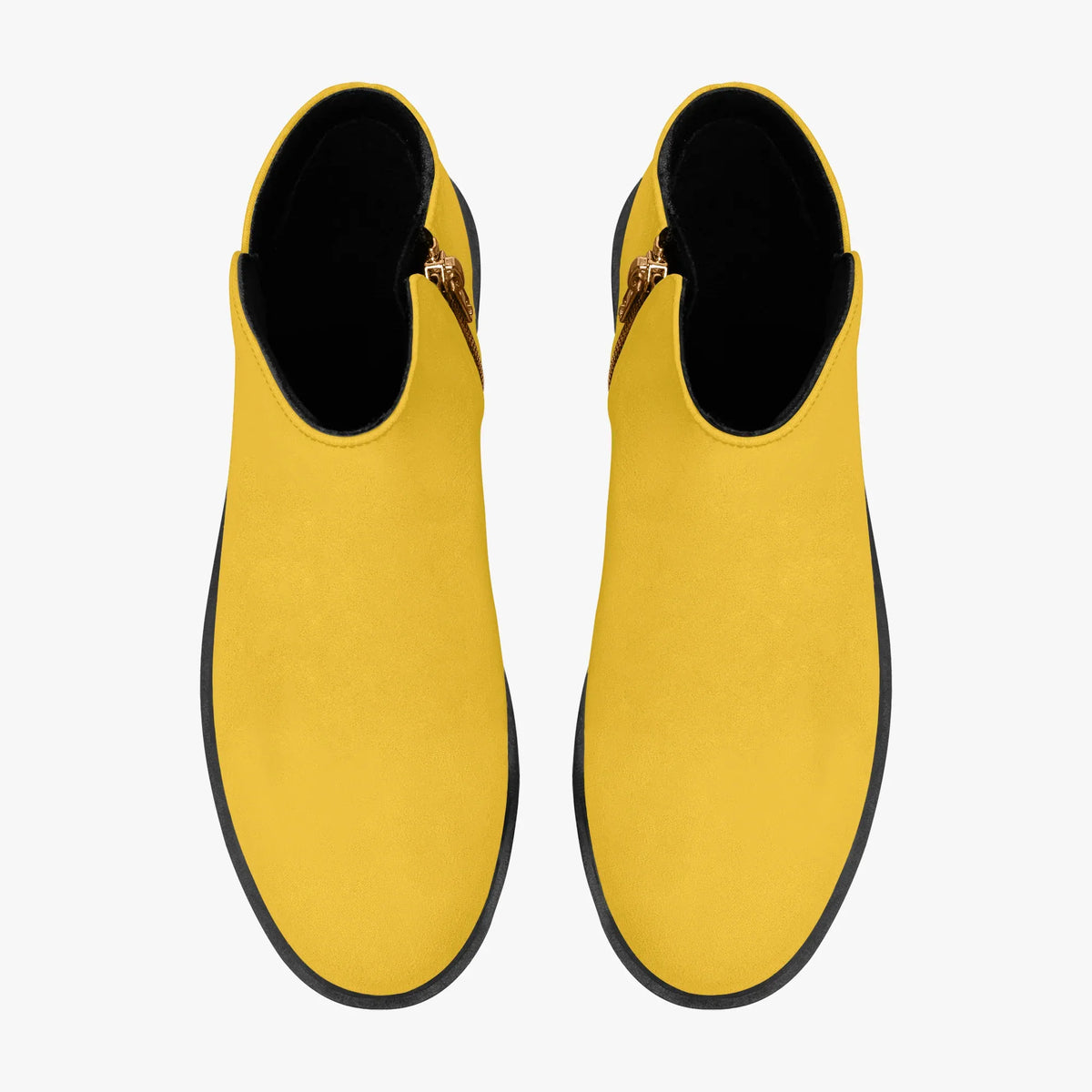 gelbe-elegante-reissverschluss-stiefeletten-stiefeletten-jlr-design-jlr-design-de-7 - JLR Design