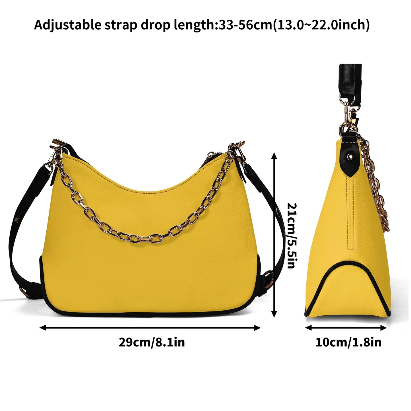 gelbe-elegante-umhangetasche-mit-kette-umhangetasche-jlr-design-7 - JLR Design