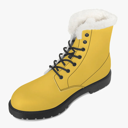 gelbe-faux-fur-leder-boots-boots-jlr-design-3 - JLR Design