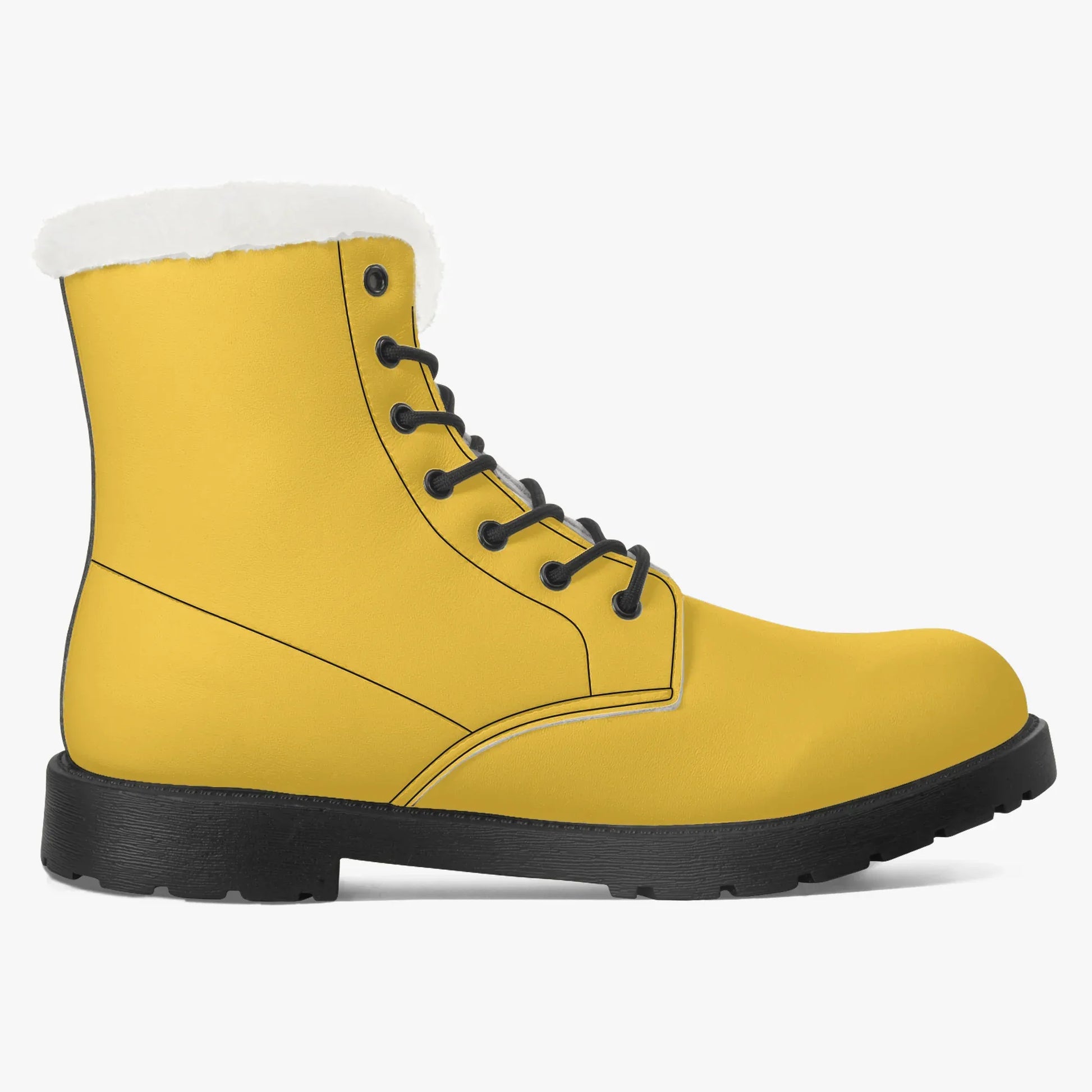 gelbe-faux-fur-leder-boots-boots-jlr-design-8 - JLR Design