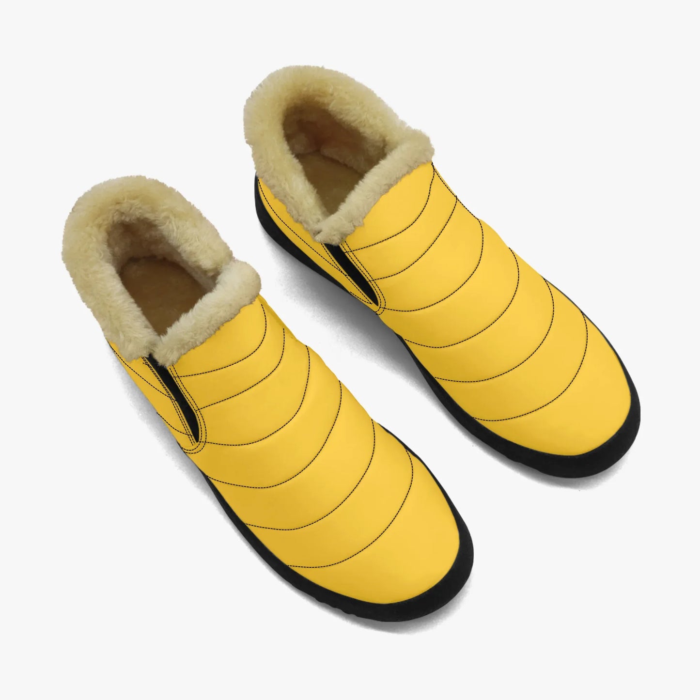 gelbe-faux-fur-slipper-slipper-jlr-design-2 - JLR Design