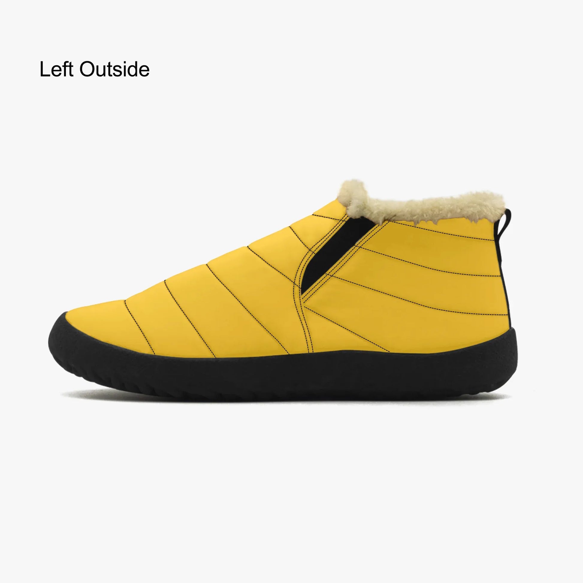 gelbe-faux-fur-slipper-slipper-jlr-design-4 - JLR Design