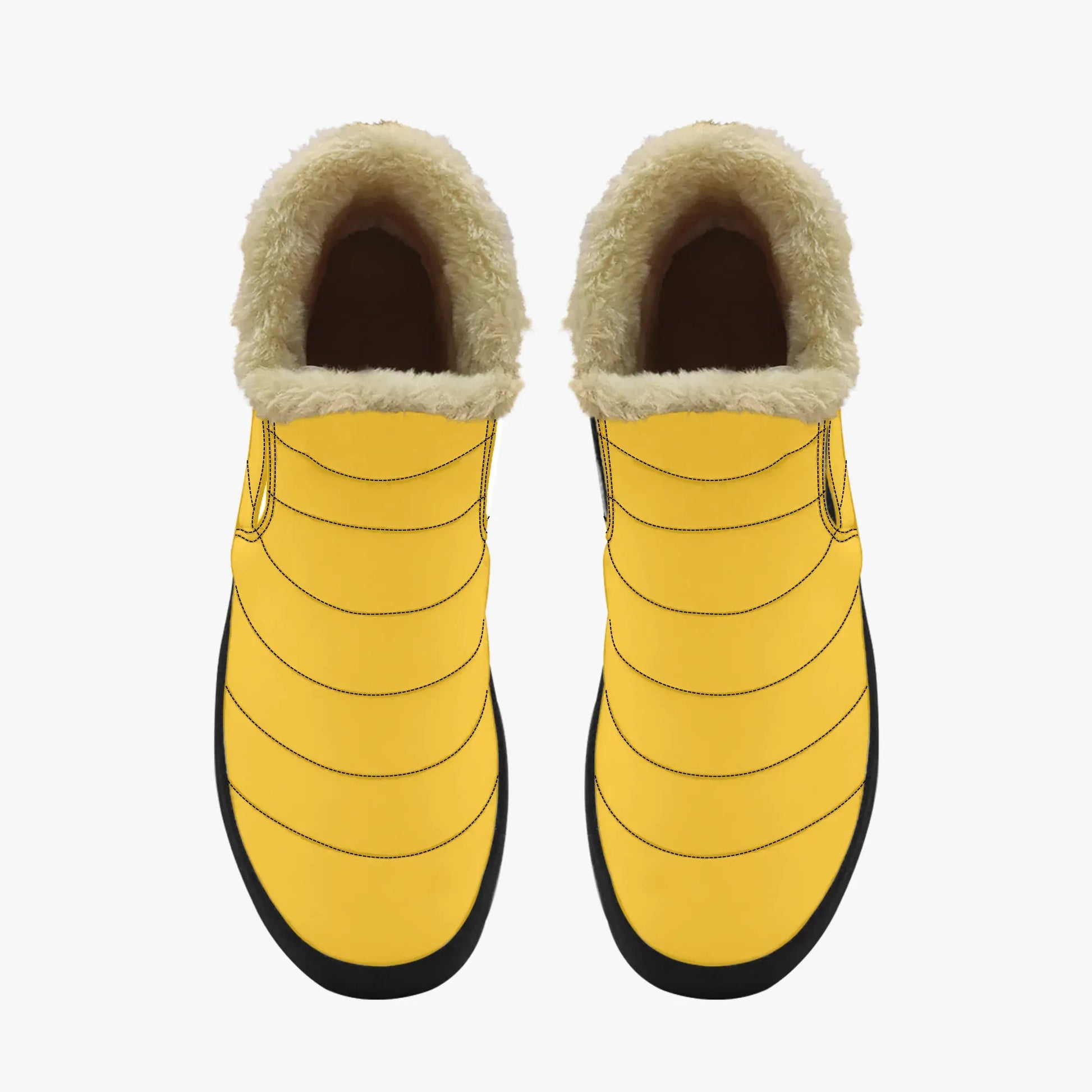gelbe-faux-fur-slipper-slipper-jlr-design-5 - JLR Design