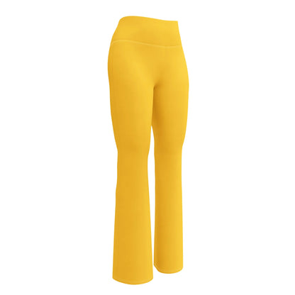 gelbe-high-waist-flare-leggings-flare-leggings-jlr-design-10 - JLR Design