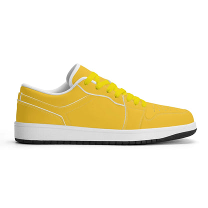 gelbe-low-top-leder-sneaker-fur-herren-sneaker-jlr-design-5 - JLR Design