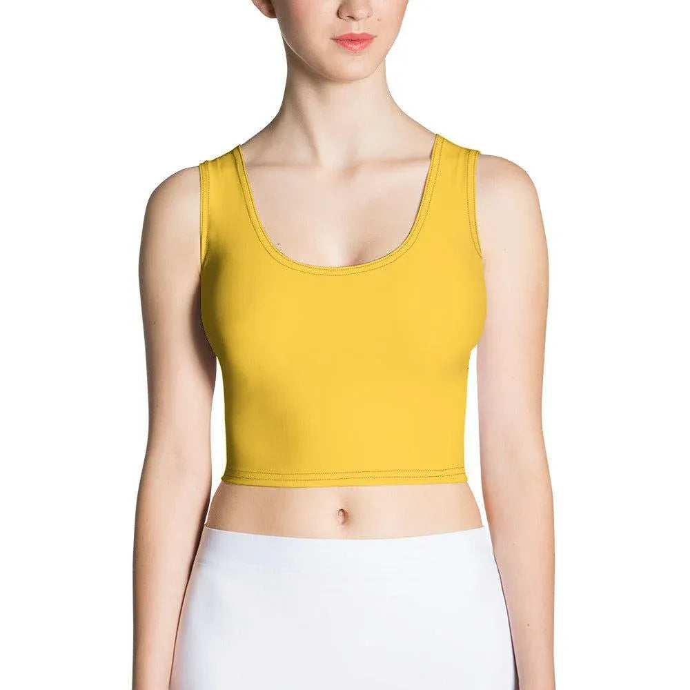 gelbes-damen-crop-top-crop-top-jlr-design-1 - JLR Design
