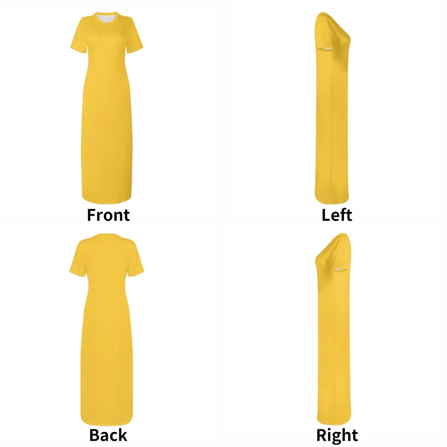 gelbes-short-sleeve-long-dress-long-dress-jlr-design-7 - JLR Design